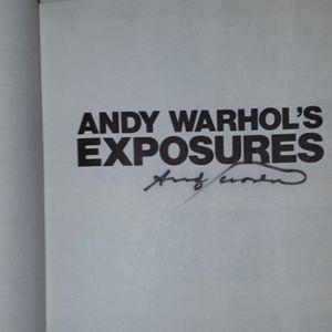 Collectible Andy Warhol Signed Book